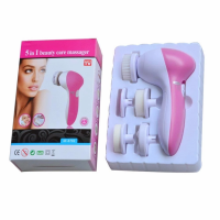 5 in 1 Beauty Care Massager Electrical Spin Brush Face Deep Cleansing Facial Massager Brush