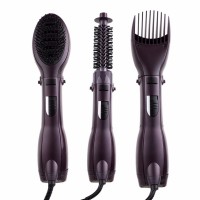 3 in 1 hair air dryer with comfortable massage comb brush custom LOGO