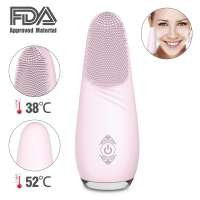 High Quality Hot Selling Electric Waterproof Face Cleanser Massager Soft silicone Cleaning Brush Face Massager for All Skin type