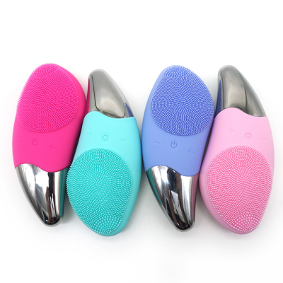 Sonic Face Cleaning Washing Machine Massage Brush Electric Silicone Facial Cleanser